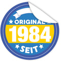 Original-seit-1984-blauer-Aufkleber