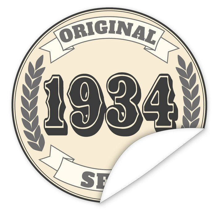 Original-seit-1934-western-blauer-Aufkleber