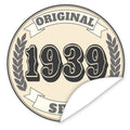 Original-seit-1939-western-blauer-Aufkleber