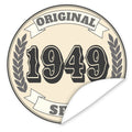 Original-seit-1949-western-blauer-Aufkleber