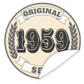Original-seit-1959-western-blauer-Aufkleber