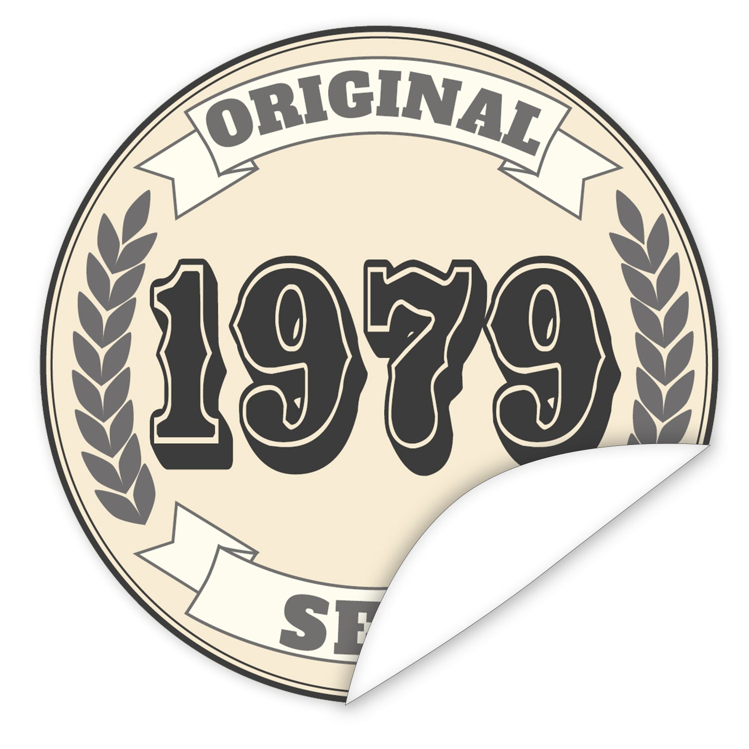 Original-seit-1979-western-blauer-Aufkleber