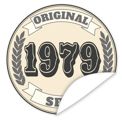 Original-seit-1979-western-blauer-Aufkleber