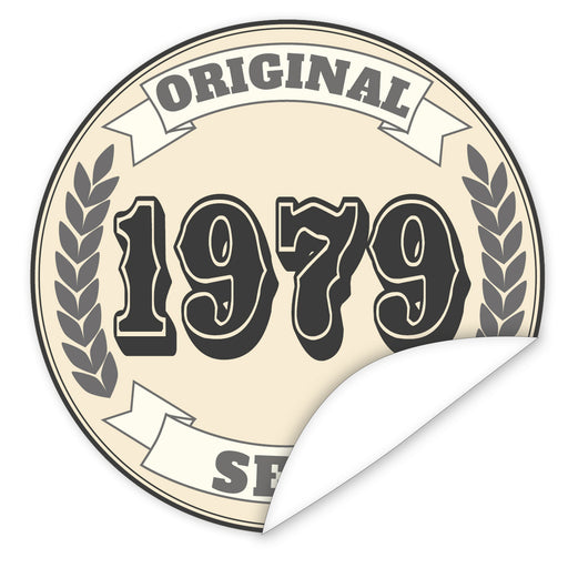 Original-seit-1979-western-blauer-Aufkleber