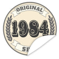 Original-seit-1984-western-blauer-Aufkleber