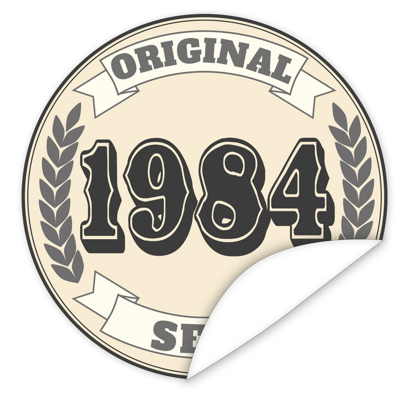 Original-seit-1984-western-blauer-Aufkleber
