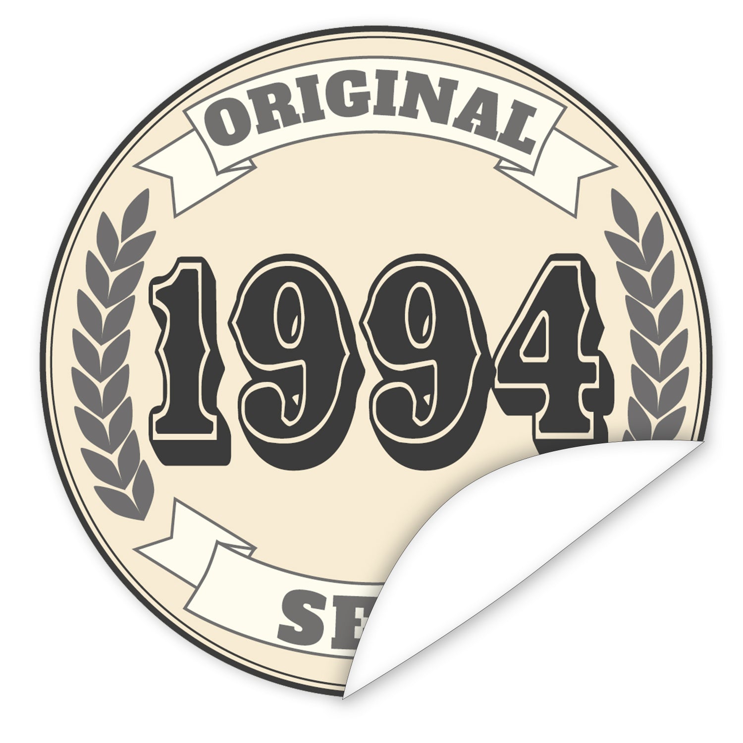 Original-seit-1994-western-blauer-Aufkleber