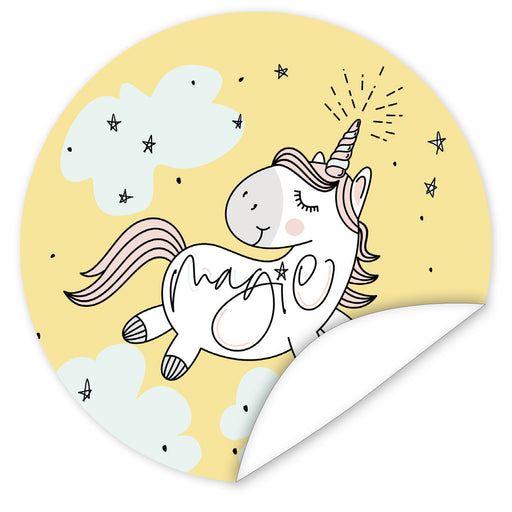 Aufkleber-Einhorn