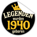 Legenden-wurden-1940-geboren-blauer-Aufkleber