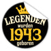 Legenden-wurden-1943-geboren-blauer-Aufkleber