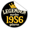 Legenden-wurden-1956-geboren-blauer-Aufkleber