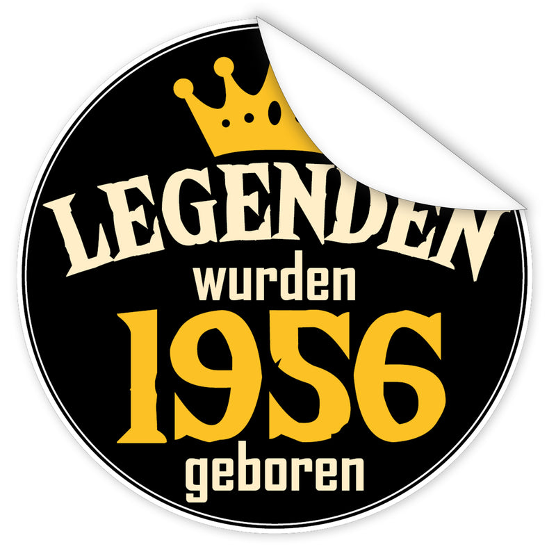 Legenden-wurden-1956-geboren-blauer-Aufkleber
