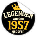 Legenden-wurden-1957-geboren-blauer-Aufkleber