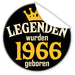 Legenden-wurden-1966-geboren-blauer-Aufkleber