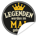 Aufkleber-Mai