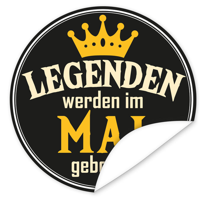 Aufkleber-Mai
