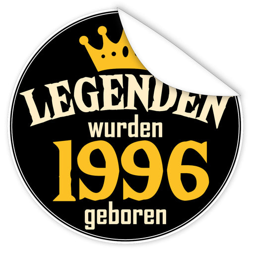 Legenden-wurden-1996-geboren-blauer-Aufkleber