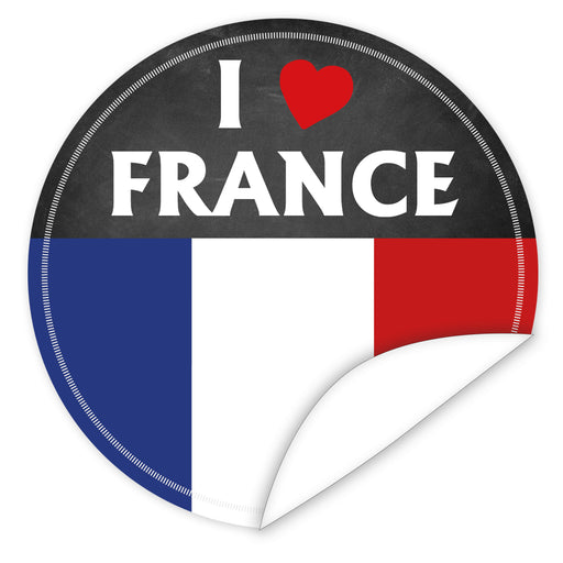 Aufkleber-I-love-France