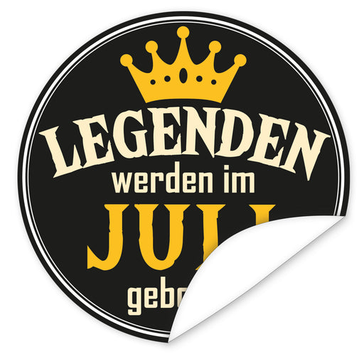 Aufkleber-Juli