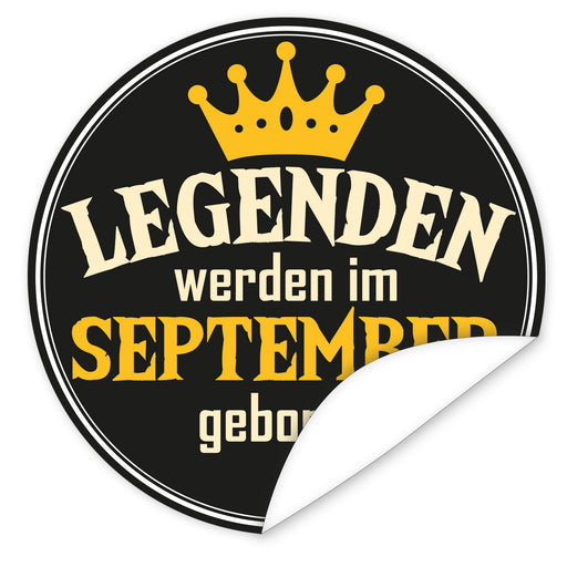 Aufkleber-September