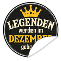 Aufkleber-Dezember