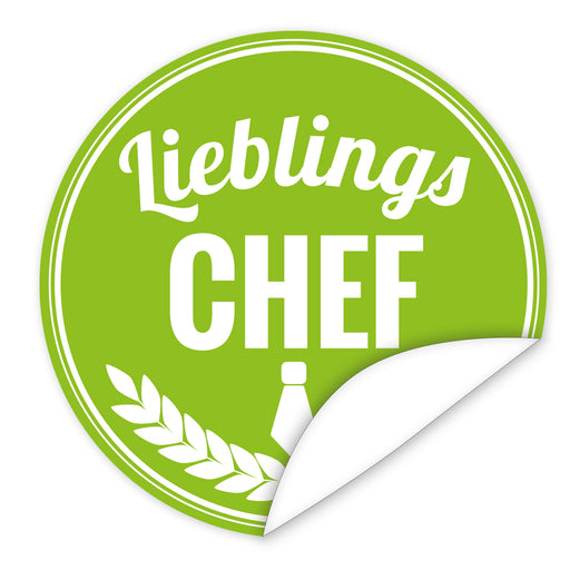 Aufkleber-Lieblings-Chef