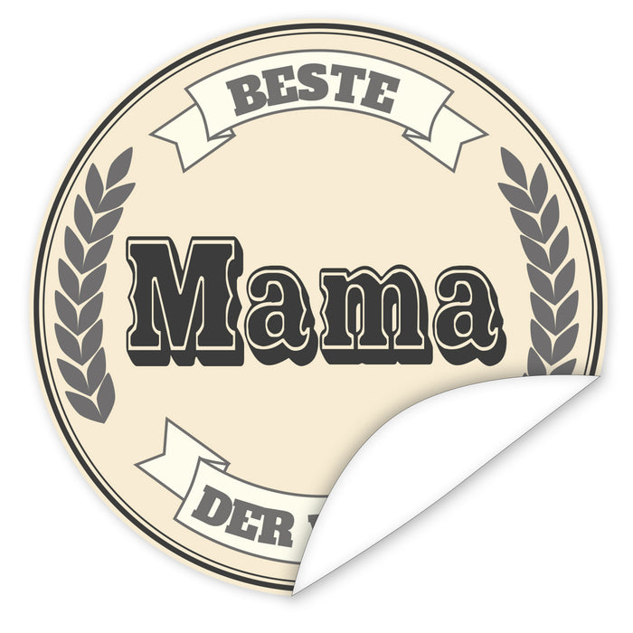 Aufkleber-Mama-Klassik