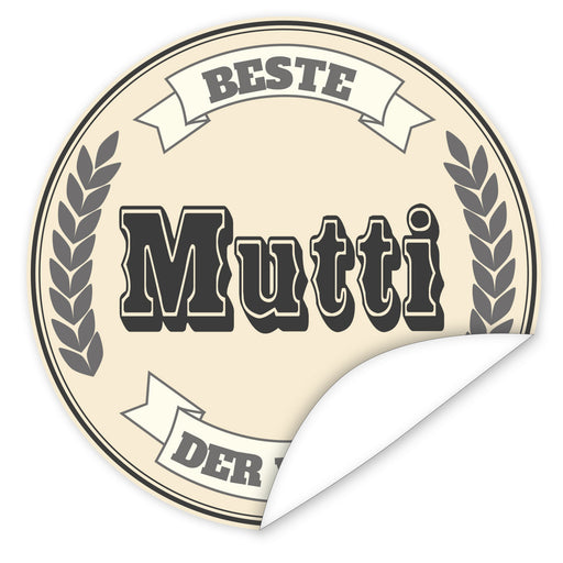 Aufkleber-Mutti-Klassik