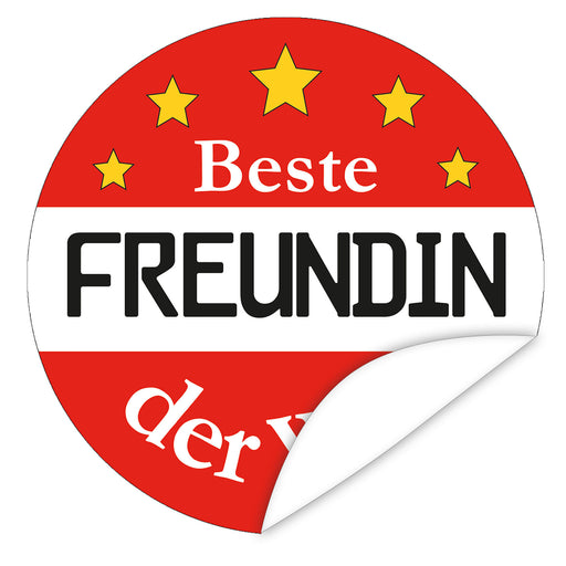 Aufkleber-Beste-Freundin