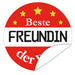 Aufkleber-Beste-Freundin