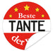 Aufkleber-Beste-Tante