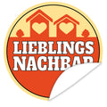 Aufkleber-Lieblingsnachbar