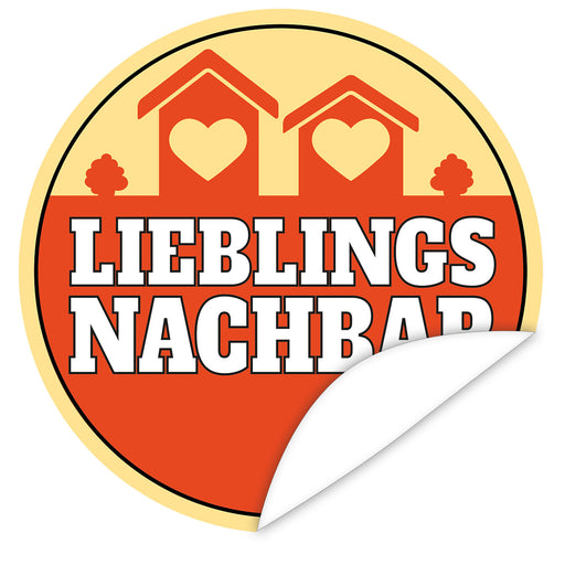 Aufkleber-Lieblingsnachbar