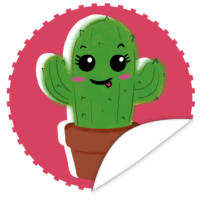 Aufkleber-Kaktus