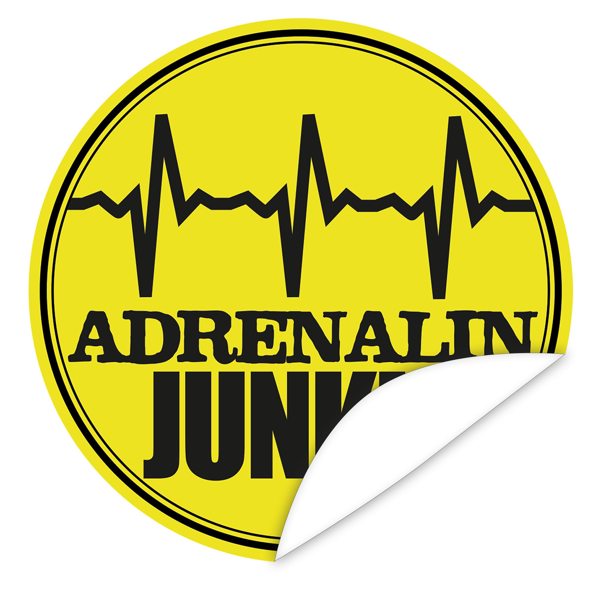Aufkleber-Adrenalinjunkie