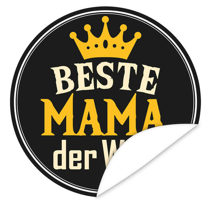 Aufkleber-Beste-Mama-der-Welt-Legende-Legende-Optik