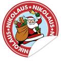 Aufkleber-Nikolaus
