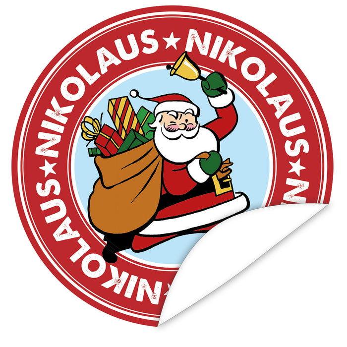 Aufkleber-Nikolaus