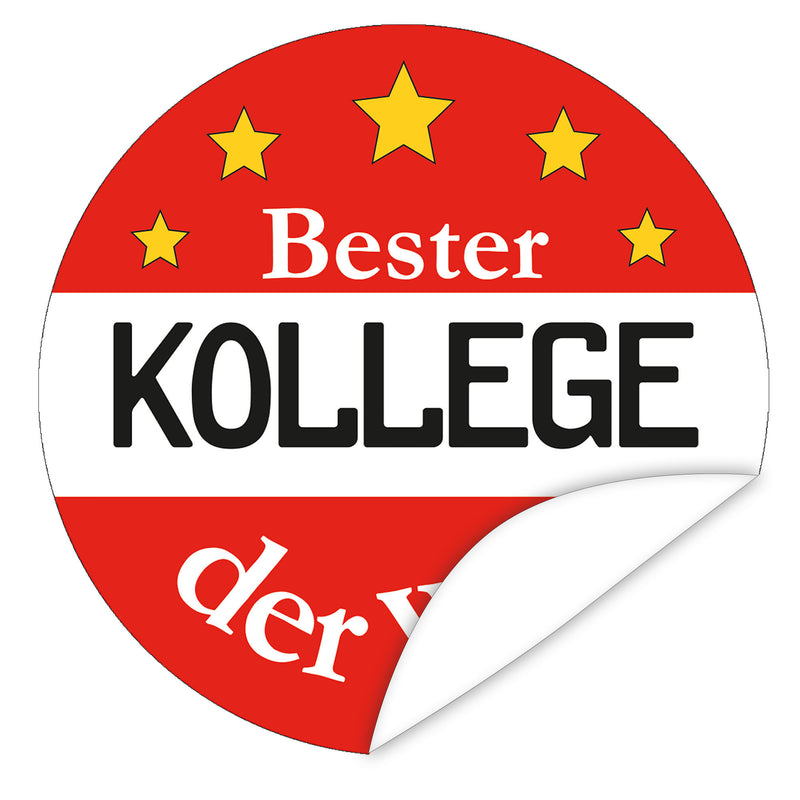 Aufkleber-Bester-Kollege