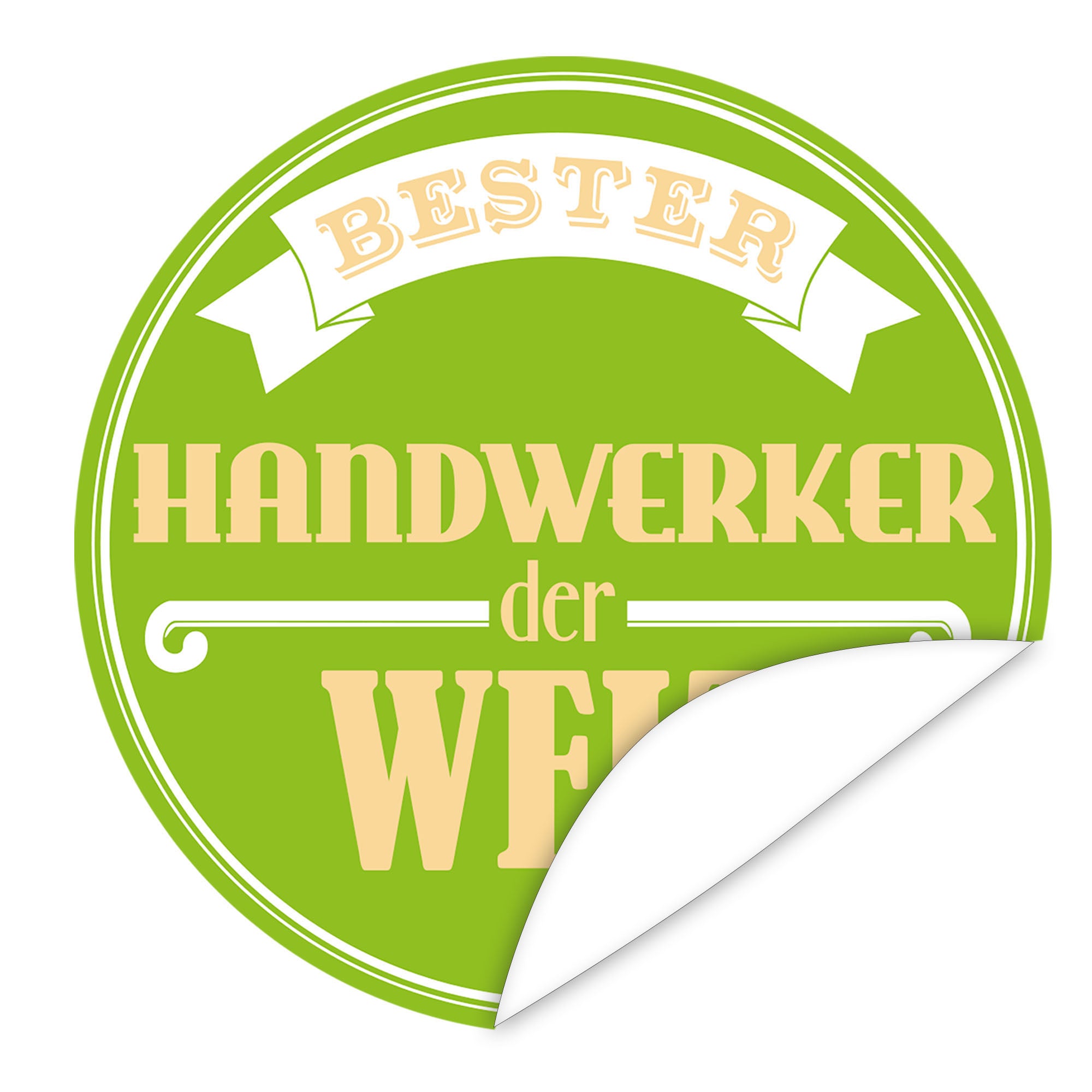 Aufkleber-Bester-Handwerker