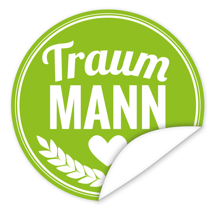 Aufkleber-Traummann