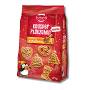 Wikana Knusper Plätzchen Karamell Weihnacht Minis 125g.