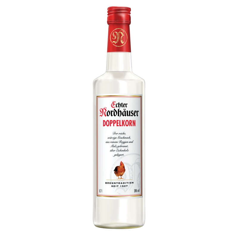 Echter Nordhäuser Doppelkorn 700ml - 38% vol. - Roggenkorn - traditionelle Kornbrennkunst aus Nordhausen