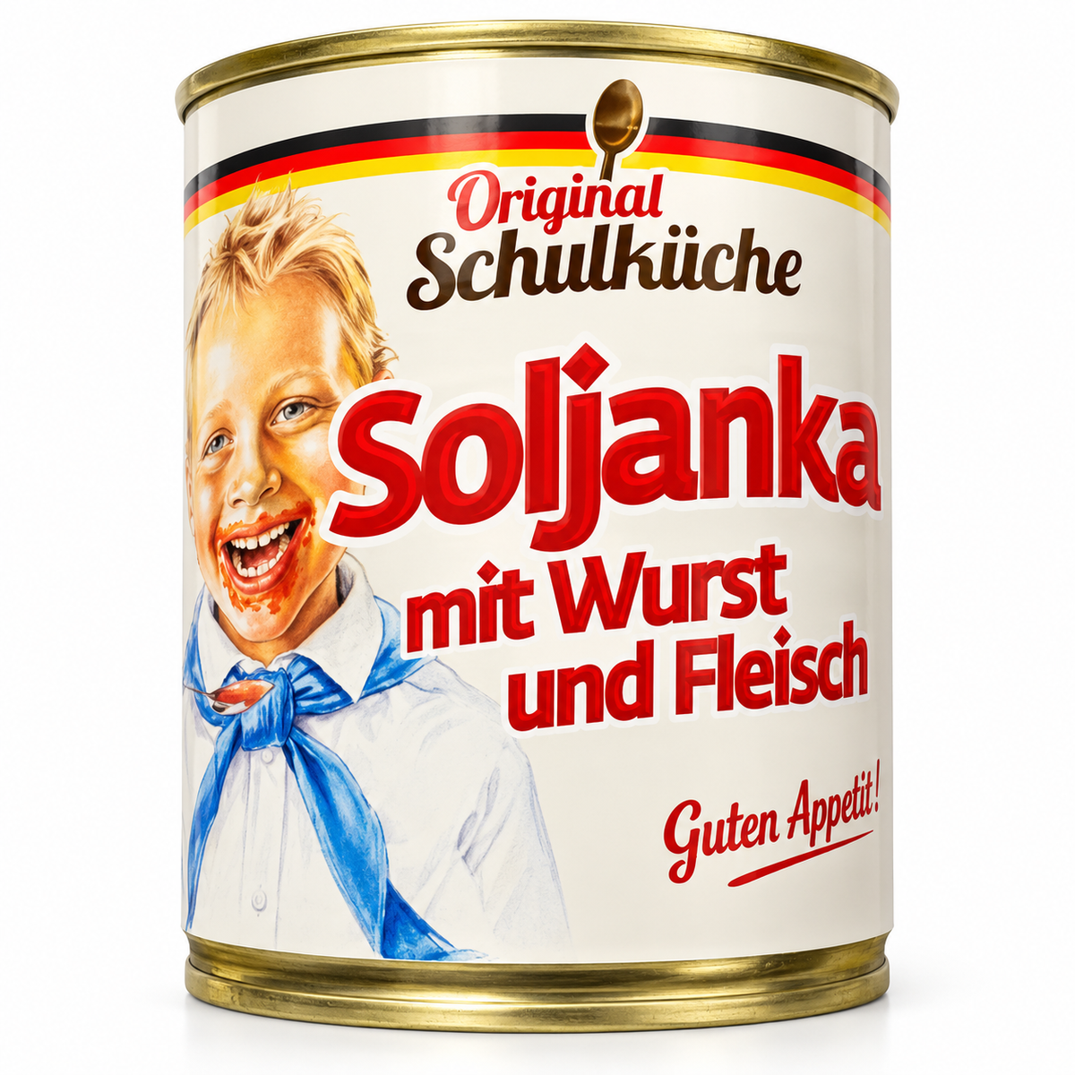 Original Schulküche – Schulküchen Soljanka mit Fleisch und Würstchen, 800g – Traditioneller Ossi-Klassiker