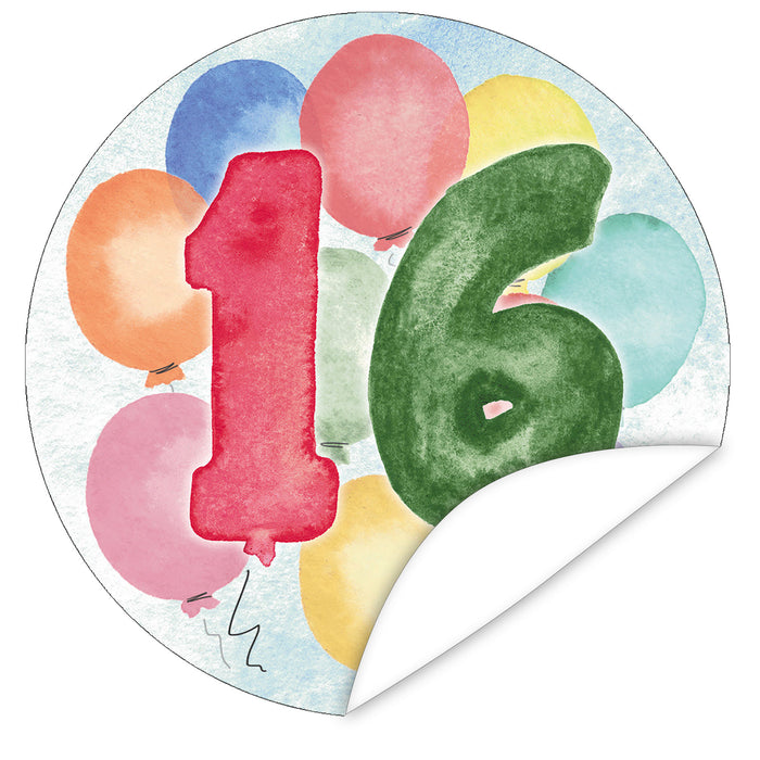 Aufkleber-16-Zahlen-Aquarell