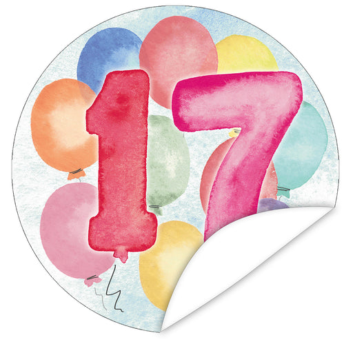 Aufkleber-17-Zahlen-Aquarell