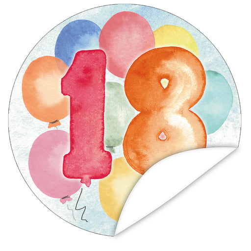 Aufkleber-18-Zahlen-Aquarell