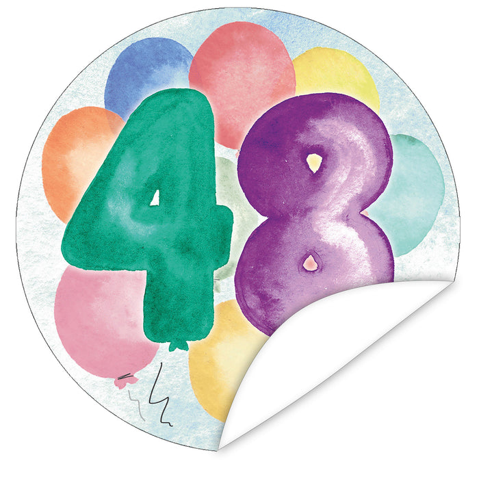 Aufkleber-48-Zahlen-Aquarell