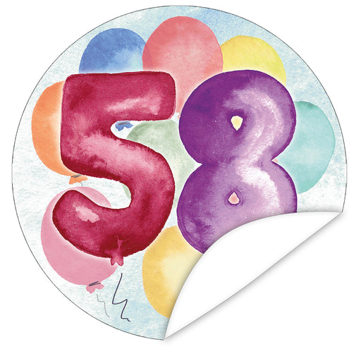Aufkleber-58-Zahlen-Aquarell