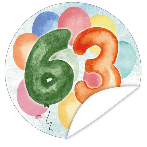 Aufkleber-63-Zahlen-Aquarell